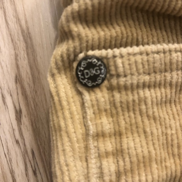 Vintage 1973 Dolce & Gabbana Tan Corduroy Pants - Made in Italy - Picture 3 of 11